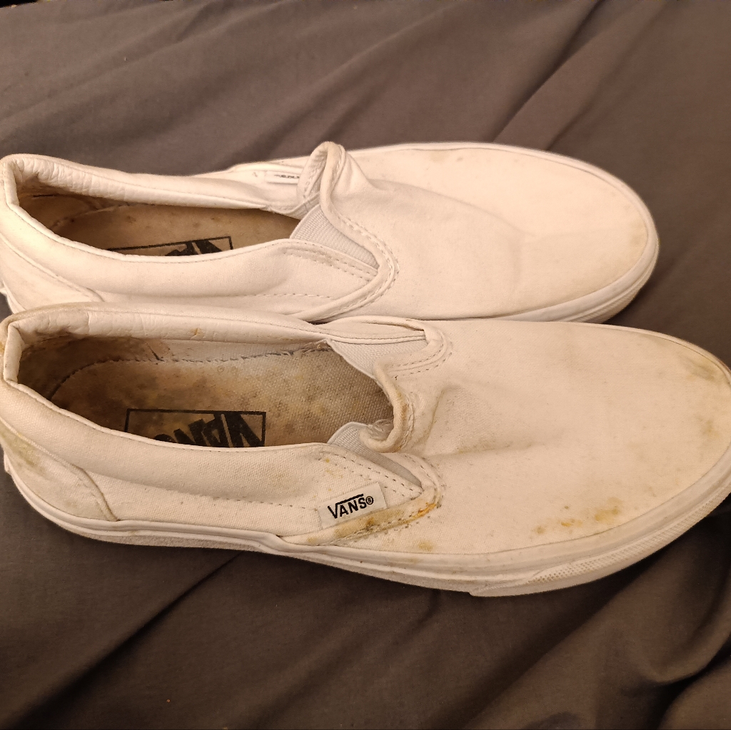 Preowned White Vans Shoes 7